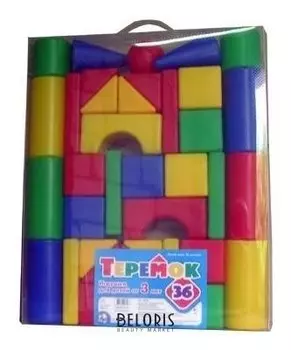 Конструктор Теремок 36 элементов