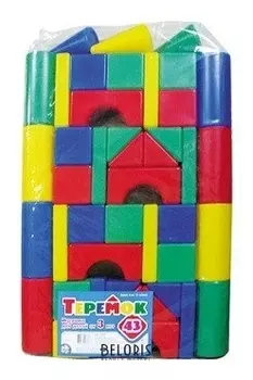 Конструктор Теремок 43 элемента