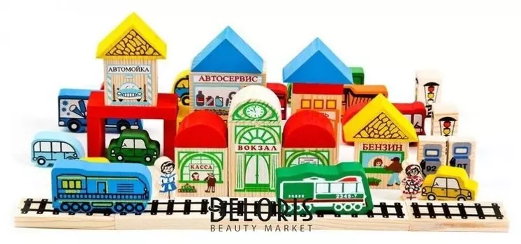 Конструктор Транспорт 45 элементов