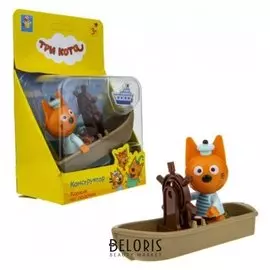 Конструктор «Три кота. коржик на лодочке»