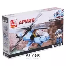 Конструктор Вертолёт 129 деталей