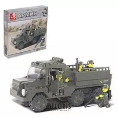 Конструктор Военный грузовик 230 деталей