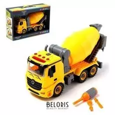 Конструктор винтовой «Бетономешалка», световые эффекты, русская озвучка