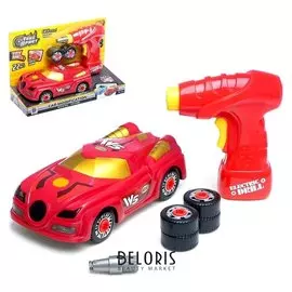 Конструктор винтовой Спорткар 22 детали