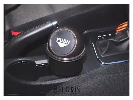 Контейнер для мусора в подстаканник, чёрный