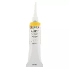 Контур по стеклу и керамике Decola, 18 мл, жёлтый