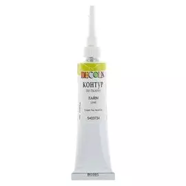 Контур по ткани Decola, акрил, 18 мл, лайм