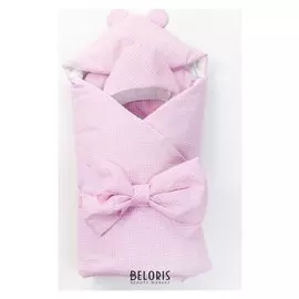 Конверт на выписку «Мишутка роз», 3 предмета, бязь