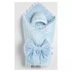 Конверт на выписку «Зимний сад», цвет голубой