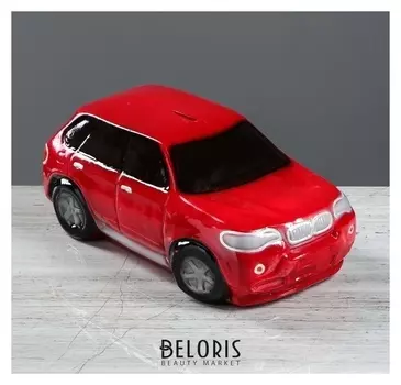 Копилка "Бумер", цвет красный, 12 см