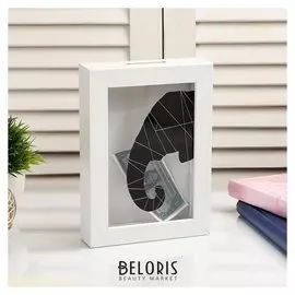 Копилка интерьерная пластик "Слон. графика" 17х12х3,8 см