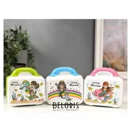 Копилка керамика "Чемодан с русалкой" 9х8,8х5,4 см