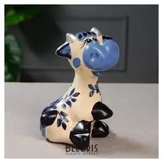 Копилка "Коровка", роспись, 17 см