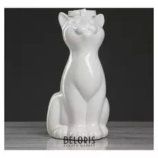 Копилка "Кошка" белая, 25 см