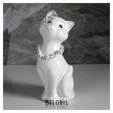 Копилка "Кошка мурка", цветная лепка, 27 см