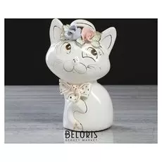 Копилка "Котёнок лунатик", лепка, 23 см