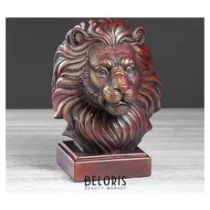 Копилка "Лев", покрытие лак, бронзовая, 24 см