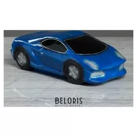 Копилка "Машина мечты", глянец, цвет синий, 8 см