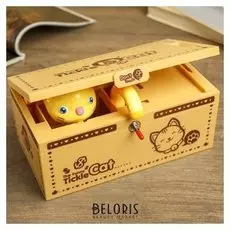 Копилка пластик "Котёнок - Не трогай" 8,7х20х11 см