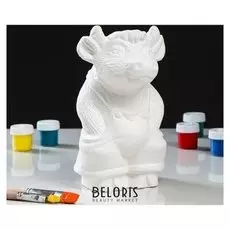 Копилка-раскраска "Борька", под роспись, 21 см