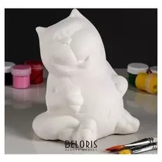 Копилка-раскраска "Кот пузатик", 19 см