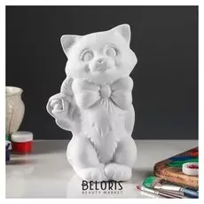 Копилка -раскраска "Кот романтик", под роспись, 25 см