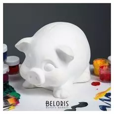 Копилка -раскраска "Свинка", под роспись, 14 см