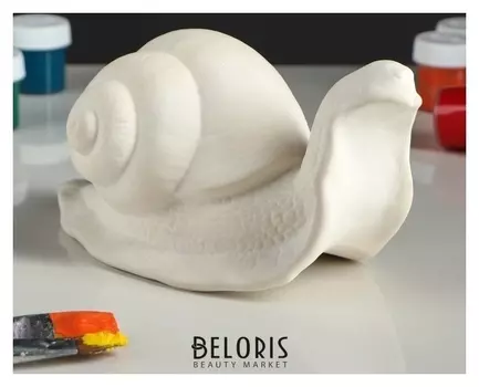 Копилка -раскраска "Улитка", под роспись, 9 см