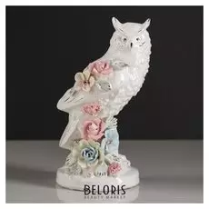 Копилка "Сова мини", белый цвет, 19 см