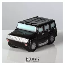 Копилка "Внедорожник", глянец, цвет коричневый, 11 см