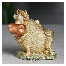 Копилка "Зорька", золотистый, 12 см