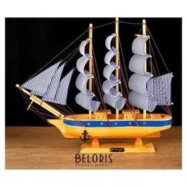 Корабль сувенирный средний «Эрна», 40х7,5х38