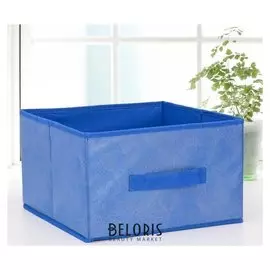 Короб для хранения «Фабьен», 29×29×18 см, цвет синий