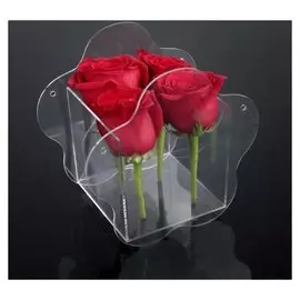 Коробка акриловая для цветов 19 х 12,5 х 19 см
