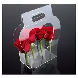 Коробка акриловая для цветов 22 х 8,5 х 26 см