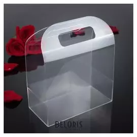 Коробка акриловая для цветов 22 х 8,5 х 26 см