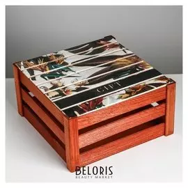 Коробка деревянная подарочная Gift, 30 × 30 × 15 см