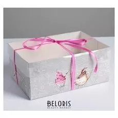 Коробка для капкейка «Любовь», 23 × 16 × 10 см