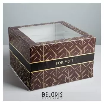 Коробка для торта For You, 30 х 30 х 19 см