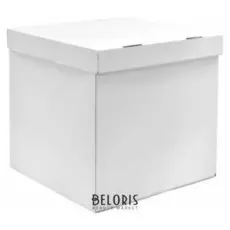 Коробка для воздушных шаров, белый, 60*60*70 см, 1 шт.