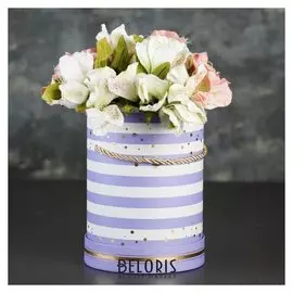 Коробка круглая для цветов 14 х 14 х 18,5 см