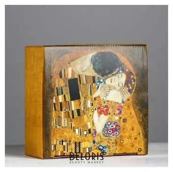 Коробка‒пенал «Поцелуй», 15 × 15 × 7 см