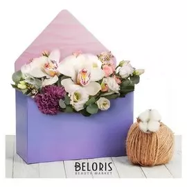 Коробка-письмо «Лавандовое настроение», 25 × 33 × 10 см