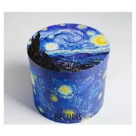 Коробка подарочная круглая «Звездная ночь», 17,5 × 20 см