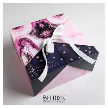 Коробка подарочная «Мрамор», 29,5 × 29,5 × 14,5 см