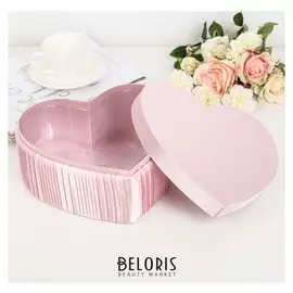 Коробка подарочная, розовый, 25,5 х 23 х 12 см