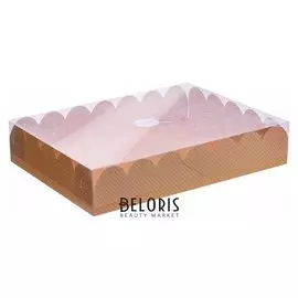 Коробка подарочная с Pvc-крышкой «Замечательный день», 30 × 40 × 8 см