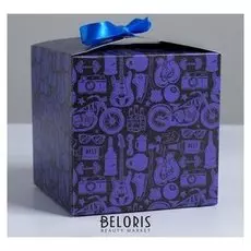 Коробка складная «Брутальность», 12 × 12 × 12 см