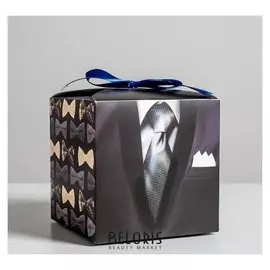 Коробка складная «Джентельмену», 12 × 12 × 12 см