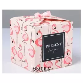 Коробка складная Present For You, 12 × 12 × 12 см